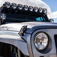 KC HiLiTES 07-18 Jeep JK (Not for Rubicon/Sahara) 7in. Gravity LED DOT Headlight (Pair Pack System) - Lights