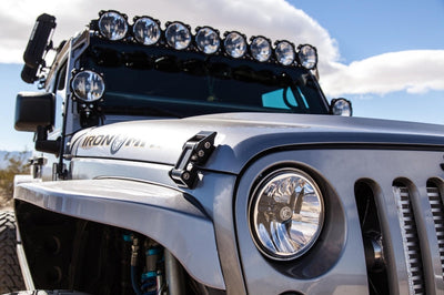 KC HiLiTES 07-18 Jeep JK (Not for Rubicon/Sahara) 7in. Gravity LED DOT Headlight (Pair Pack System) - Lights