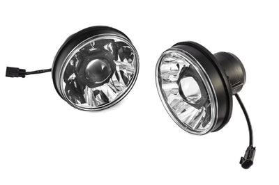 KC HiLiTES 07-18 Jeep JK (Not for Rubicon/Sahara) 7in. Gravity LED Pro DOT Headlight (Pair Pack Sys) - Lights