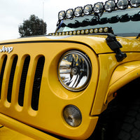 KC HiLiTES 07-18 Jeep JK (Not for Rubicon/Sahara) 7in. Gravity LED DOT Headlight (Pair Pack System) - Lights