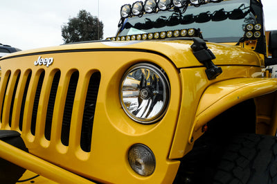 KC HiLiTES 07-18 Jeep JK (Not for Rubicon/Sahara) 7in. Gravity LED DOT Headlight (Pair Pack System) - Lights