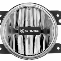 KC HiLiTES 10-18 Jeep JK 4in. Gravity G4 LED Light 10w SAE/ECE Clear Fog Beam (Single) - Lights