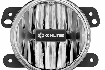 KC HiLiTES 10-18 Jeep JK 4in. Gravity G4 LED Light 10w SAE/ECE Clear Fog Beam (Single) - Lights