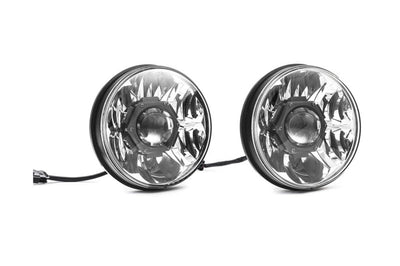 KC HiLiTES 18-20 Jeep JL/JT 7in. Gravity LED Pro DOT Approved Replac. Headlight (Pair Pack Sys) - Lights