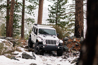 KC HiLiTES 18-23 Jeep JL/JT 4in. Gravity G4 LED Light 10w SAE/ECE Clear Fog Beam (Pair Pack System) - Lights