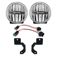 KC HiLiTES 18-23 Jeep JL/JT 4in. Gravity G4 LED Light 10w SAE/ECE Clear Fog Beam (Pair Pack System) - Lights