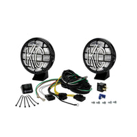 KC HiLiTES Apollo Pro 5in. Halogen Light 55w Fog Beam (Pair Pack System) - Black - Lights