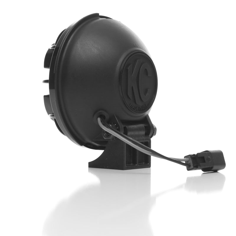KC HiLiTES Apollo Pro 5in. Halogen Light 55w Spread Beam (Pair Pack System) - Black - Lights