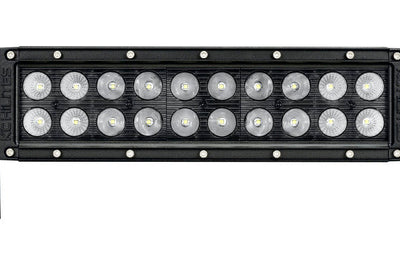 KC HiLiTES C-Series 10in. C10 LED Combo Beam Light Bar w/Harness 60w - Single - Lights