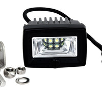 KC HiLiTES C-Series 2in. C2 LED Light 20w Area Flood Beam (Pair Pack System) - Black - Lights