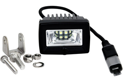 KC HiLiTES C-Series 2in. C2 LED Light 20w Area Flood Beam (Pair Pack System) - Black - Lights