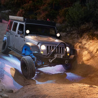 KC HiLiTES C-Series RGB LED Rock Light Kit (Incl. Wiring) - Set of 6 - Lights