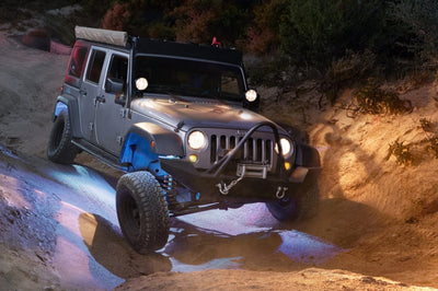 KC HiLiTES C-Series RGB LED Rock Light Kit (Incl. Wiring) - Set of 6 - Lights