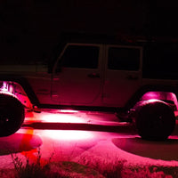 KC HiLiTES C-Series RGB LED Rock Light Kit (Incl. Wiring) - Set of 6 - Lights