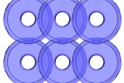 KC HiLiTES Cyclone V2 LED - Replacement Lens - Blue - 6-PK - Lights