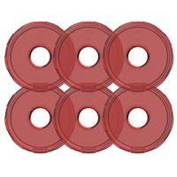 KC HiLiTES Cyclone V2 LED - Replacement Lens - Red - 6-PK - Lights