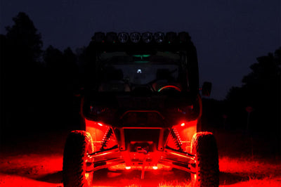 KC HiLiTES Cyclone V2 LED - Replacement Lens - Red - Single - Lights