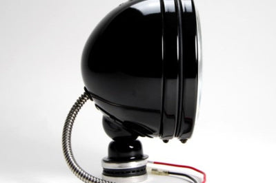 KC HiLiTES Daylighter 6in. Halogen Light 100w Spot Beam (Pair Pack System) - Black SS - Lights