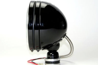 KC HiLiTES Daylighter 6in. Halogen Light 100w Spot Beam (Pair Pack System) - Black SS - Lights