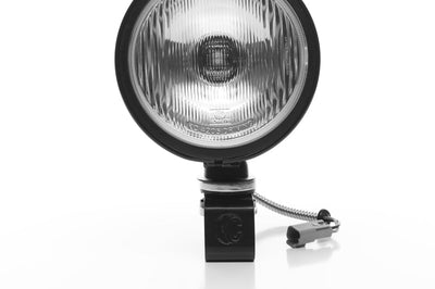 KC HiLiTES Daylighter 6in. Halogen Light 100w Spread Beam (Pair Pack System) - Black SS - Lights