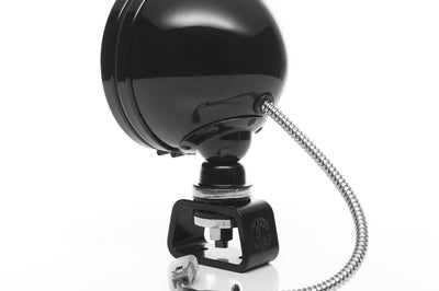 KC HiLiTES Daylighter 6in. Halogen Light 100w Spread Beam (Pair Pack System) - Black SS - Lights