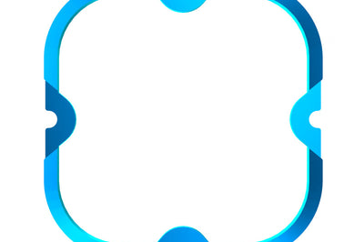 KC HiLiTES FLEX ERA 4 Color Bezel Ring Blue (ea) - Lights