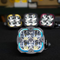 KC HiLiTES FLEX ERA 4 Color Bezel Ring Blue (ea) - Lights