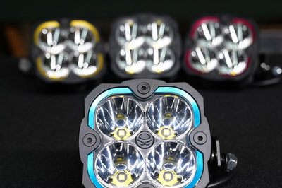 KC HiLiTES FLEX ERA 4 Color Bezel Ring Blue (ea) - Lights