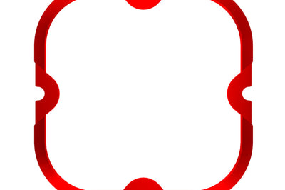 KC HiLiTES FLEX ERA 4 Color Bezel Ring Red (ea) - Lights