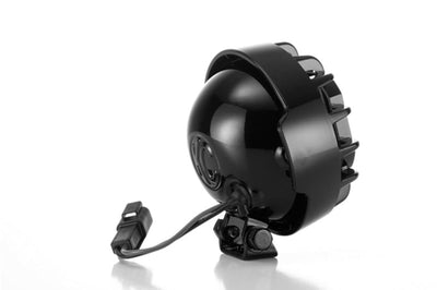 KC HiLiTES Rally 400 4in. Round Halogen Light 55w Spread Beam (Single) - Black - Lights