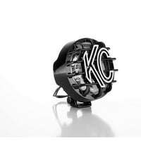 KC HiLiTES Rally 400 4in. Round Halogen Light 55w Spread Beam (Single) - Black - Lights