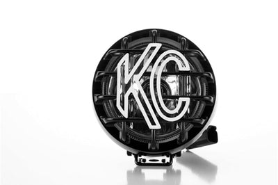 KC HiLiTES Rally 400 4in. Round Halogen Light 55w Spread Beam (Single) - Black - Lights