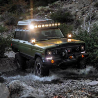 KC HiLiTES SlimLite 6in. LED Light 50w Spot Beam (Pair Pack System) - Black - Lights