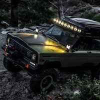 KC HiLiTES SlimLite 6in. LED Light 50w Spot Beam (Pair Pack System) - Black - Lights