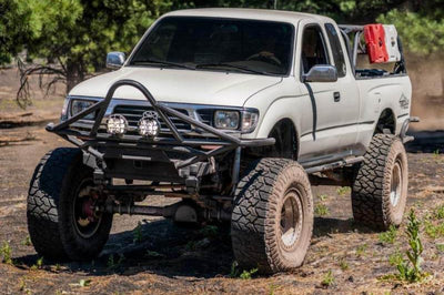 KC HiLiTES SlimLite 6in. LED Light 50w Spot Beam (Pair Pack System) - Black - Lights