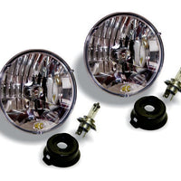 KC HiLiTES Universal/97-06 Jeep TJ 7in. Halogen H4 DOT Headlight 55/60w Lexan (Pair Pack System) - Lights
