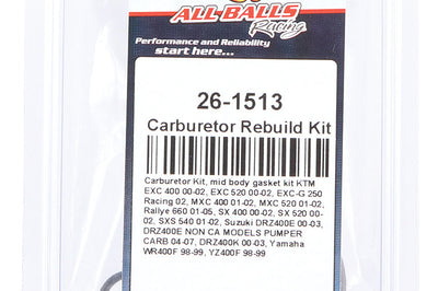 All Balls Keihin Mid Body Carb Kit - Offroad Collection
