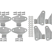 Kentrol 07 18 Jeep Wrangler JK Body Door Hinge Set 8 Pieces 4 Bare Grey Exterior Styling