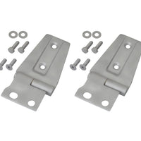 Kentrol 07 18 Jeep Wrangler JK Hood Hinge Pair Bare Grey Exterior Styling