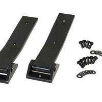 Kentrol 07-18 Jeep Wrangler JK Tailgate Hinge Pair - Powdercoat Black - Truck Bed Accessories