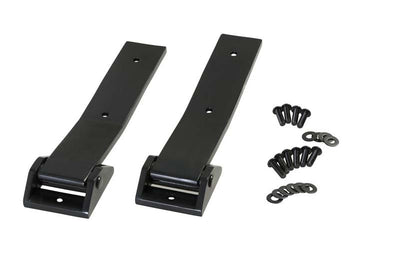 Kentrol 07-18 Jeep Wrangler JK Tailgate Hinge Pair - Powdercoat Black - Truck Bed Accessories