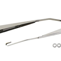 Kentrol 07 18 Jeep Wrangler JK Windshield Wiper Arms Pair Polished Silver Exterior Styling