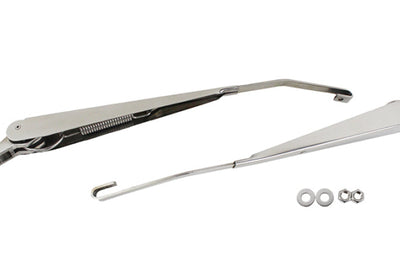 Kentrol 07 18 Jeep Wrangler JK Windshield Wiper Arms Pair Polished Silver Exterior Styling
