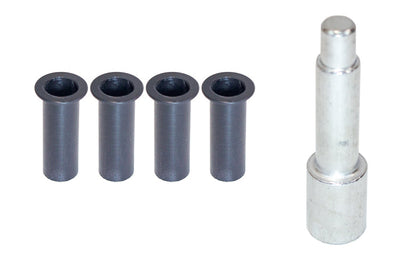 Kentrol 2018+ Jeep JL Door Hinge Liners 2 Textured Black Exterior Styling