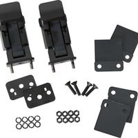Kentrol 42-95 Jeep CJ/Wrangler YJ Hood Catch Pair TJ Style - Powdercoat Black - Exterior Styling