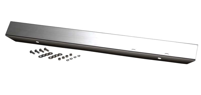 Kentrol 45-86 Jeep CJ 42 Inch Front Bumper Without Hole - Polished Silver - Bumpers Grilles & Guards