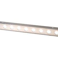 Kentrol 45 86 Jeep CJ 54 Inch Front Bumper with holes Polished Silver Bumpers Grilles & Guards