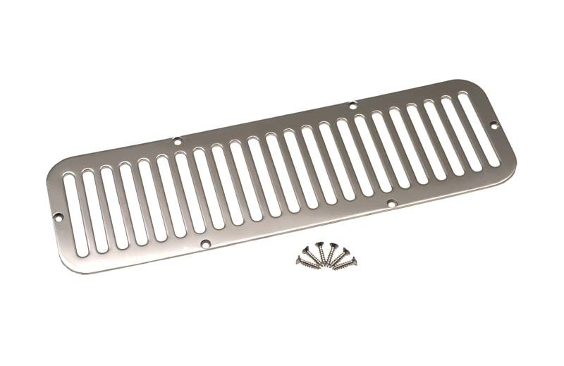 Kentrol 55 77 Jeep CJ5 Hood Vent Polished Silver Exterior Styling