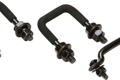 Kentrol 55 86 Jeep Windshield Tie Down Kit CJ Powdercoat Black Exterior Styling