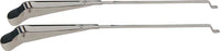 Kentrol 68 86 Jeep Windshield Wiper Arms Pair CJ Polished Silver Exterior Styling
